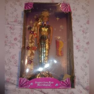 Sparkle Long Hair Mermaid Doll